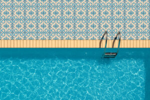 Unidade de medida na piscina