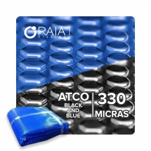 capa termica para piscina black and blue 330micras